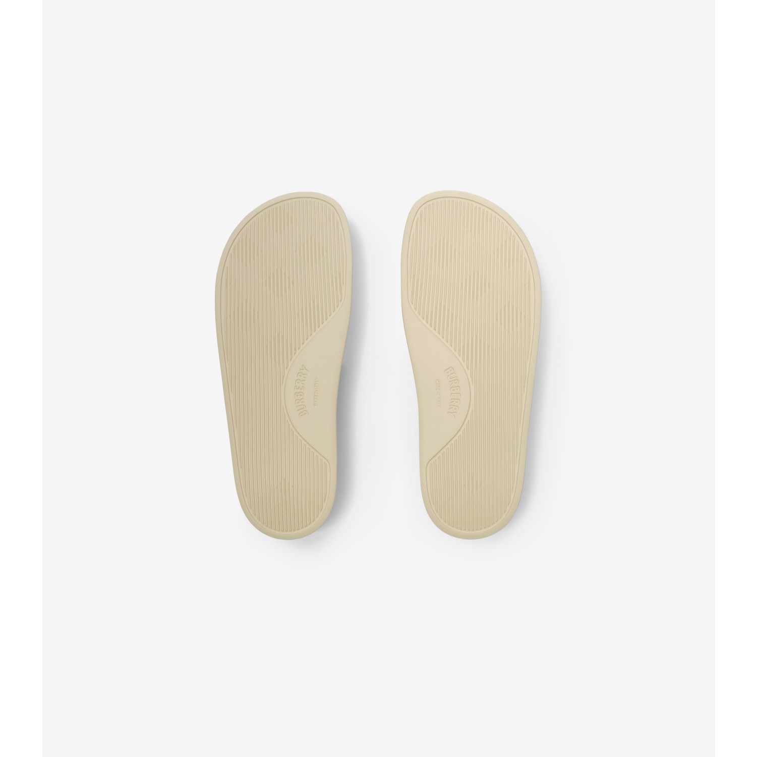 Check Slides in Sesame beige - Women | Burberry® Official