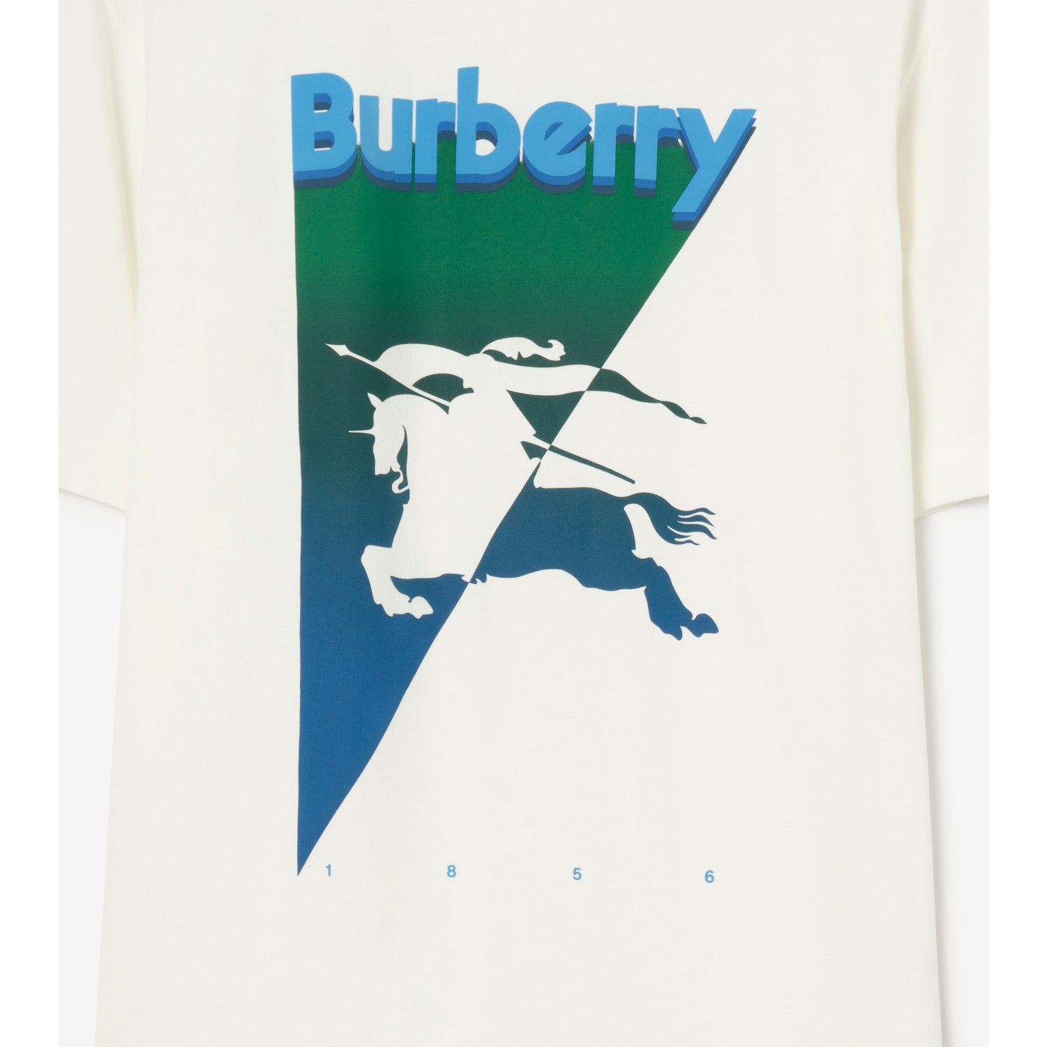 EKD Cotton T-shirt in Chalk white - Men | Burberry® Official