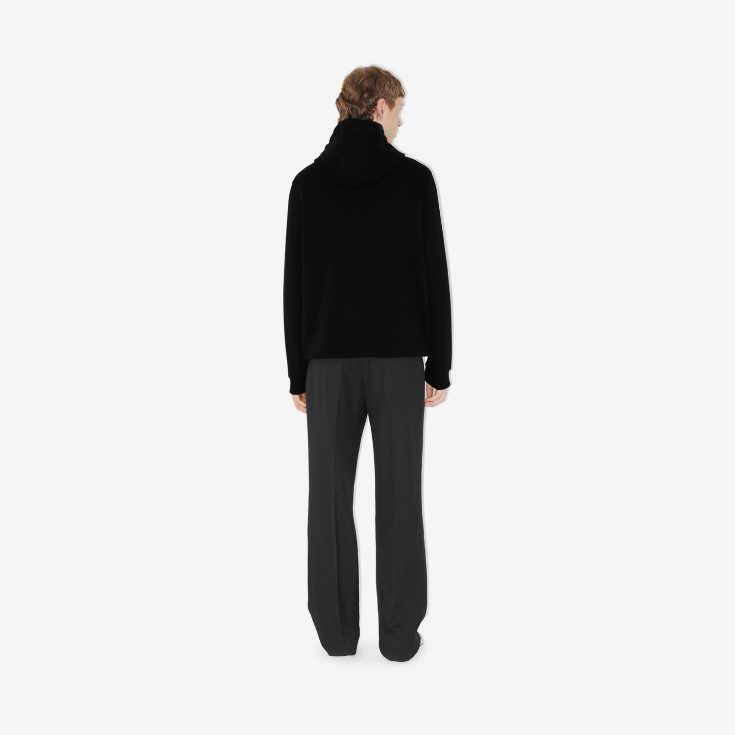 Sudadera en algodón con capucha y logotipo (Negro) - Hombre | Burberry® oficial