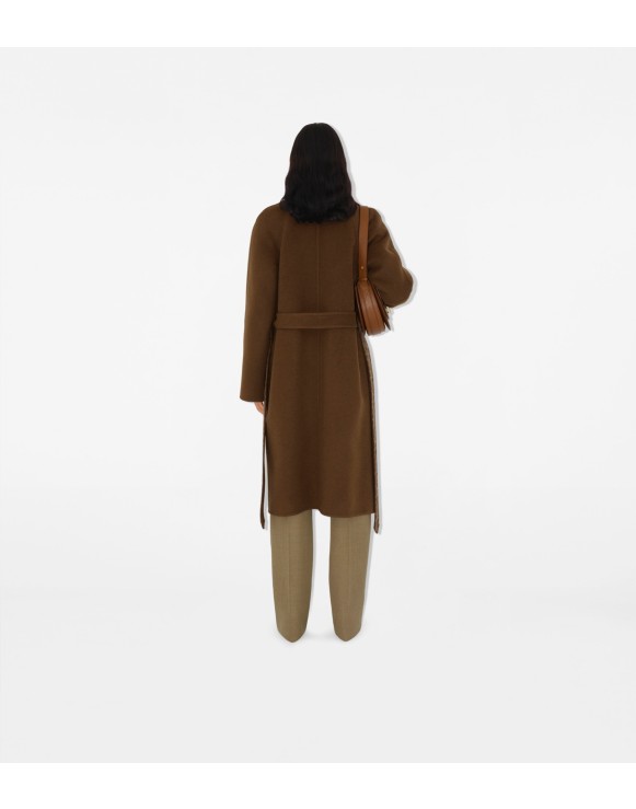 Wool Cashmere Wrap Coat