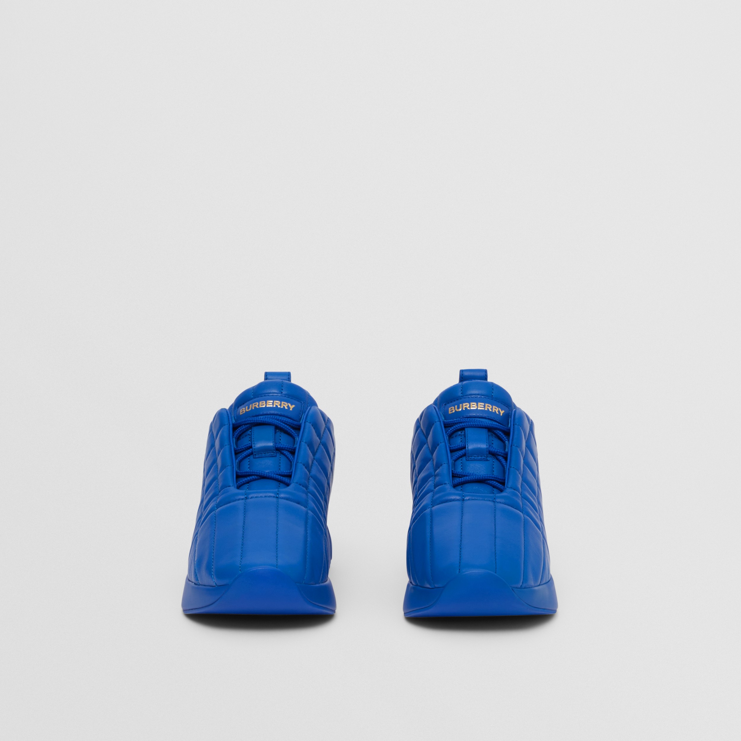 Zapatillas deportivas Classic en piel acolchada (Azul Mar Fuerte) - Mujer | Burberry® oficial - 4