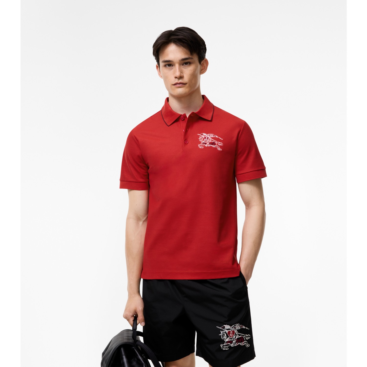 Heart Knight Cotton Polo Shirt