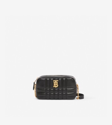 Burberry Lola Small Exploded Check Camera Crossbody Bag