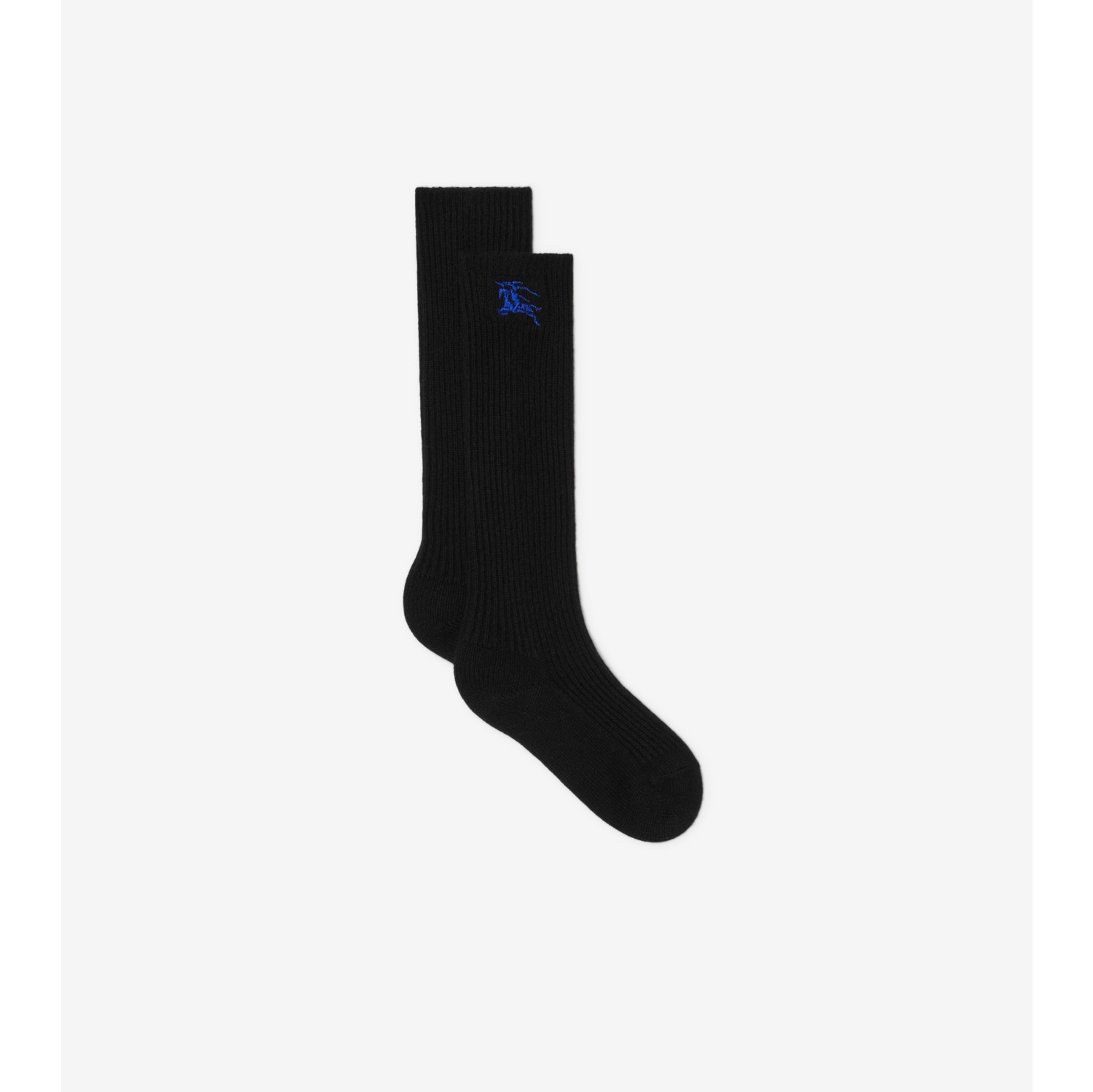 Ribbed Cashmere Blend Socks