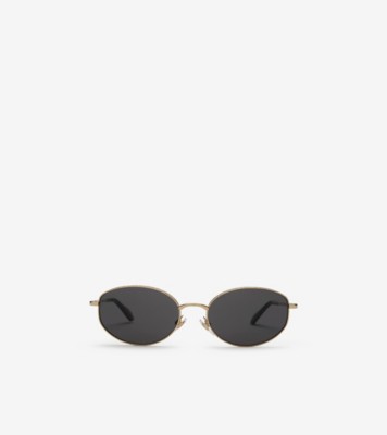 Metal Check Oval Sunglasses Light ®