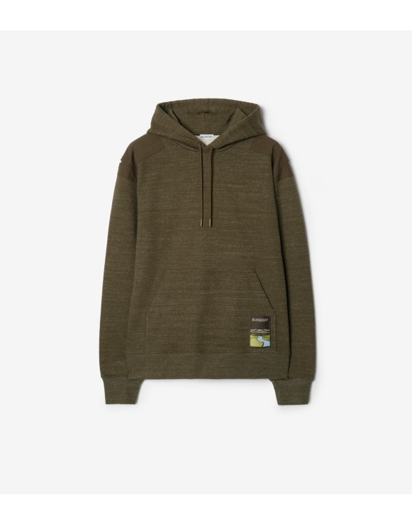 Landscape Label Cotton Hoodie
