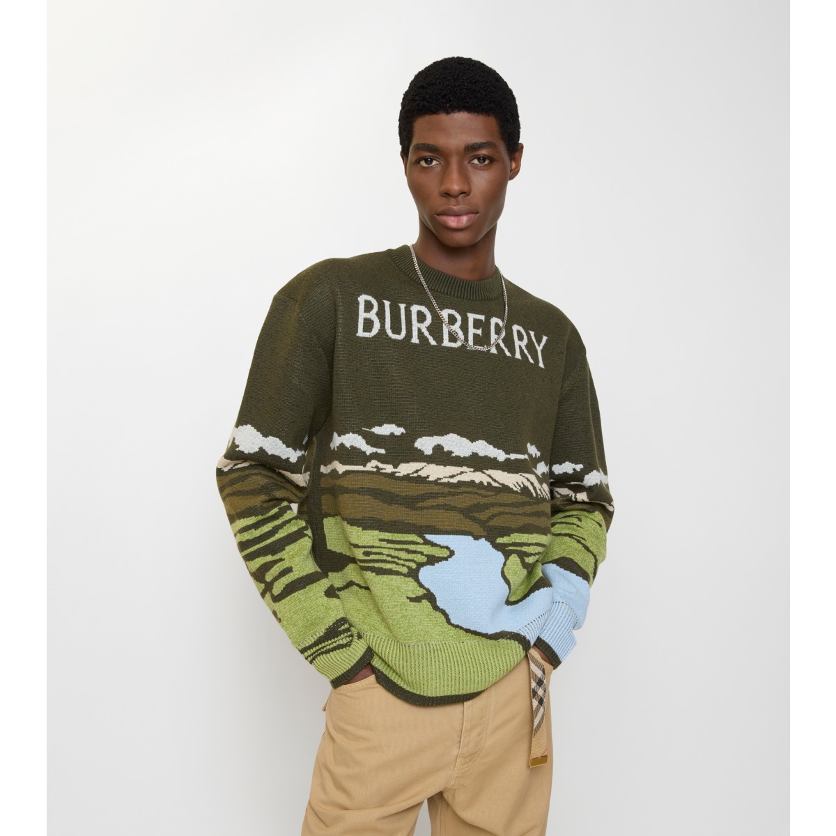  Landscape Wool Blend Sweater