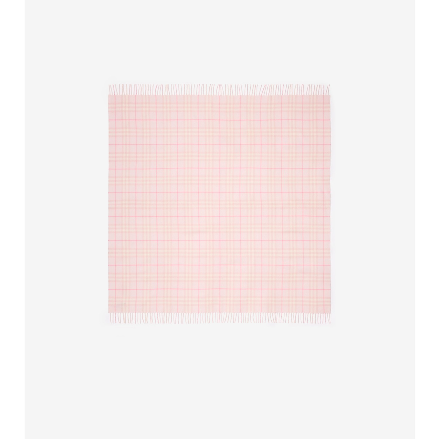 Check Wool Baby Blanket