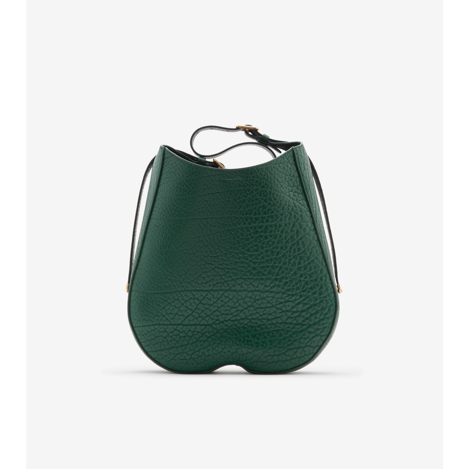 Leather Shoulder Bag With Metal Charm by Burberry in Green color