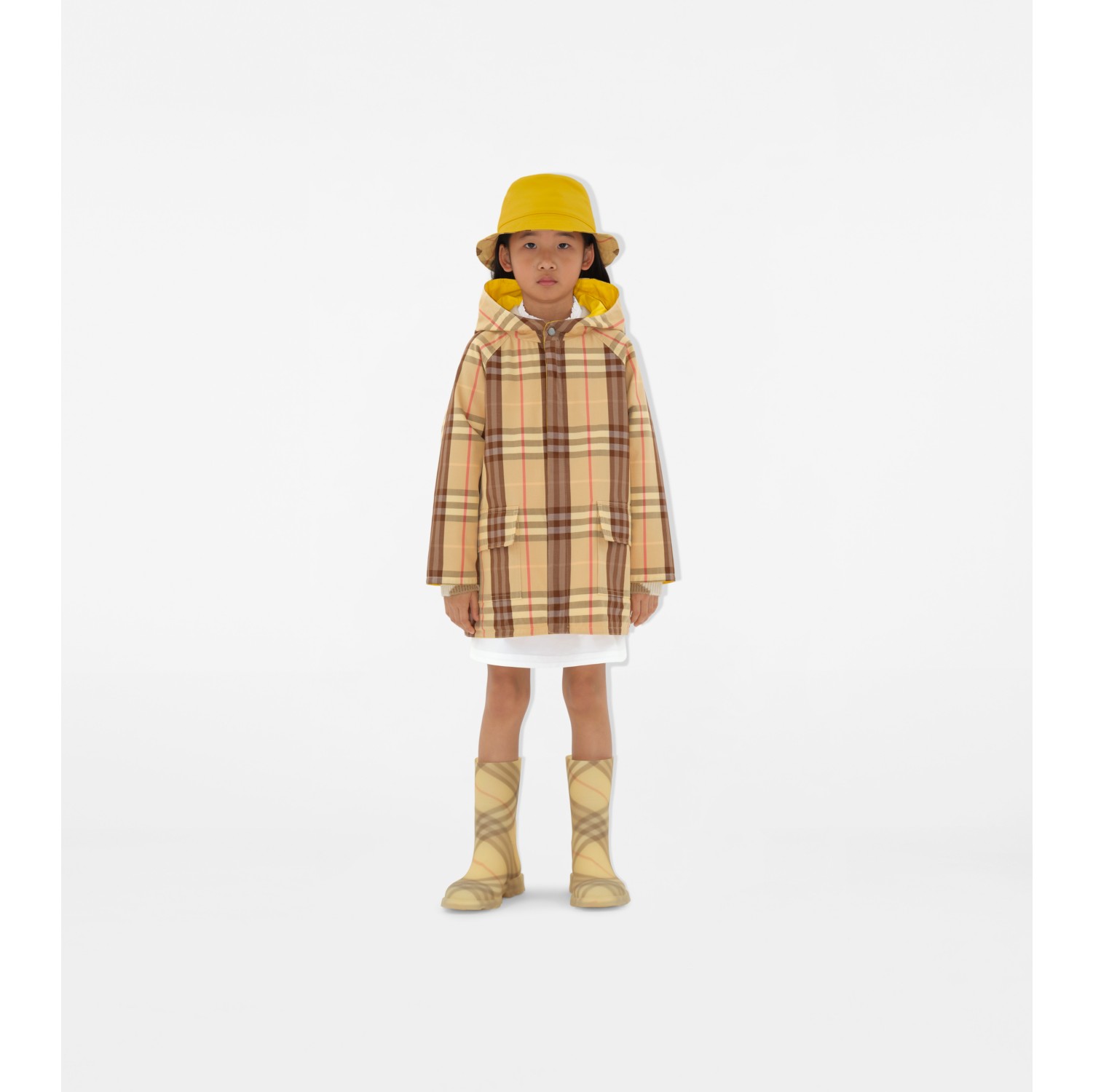 Reversible Check Cotton Coat