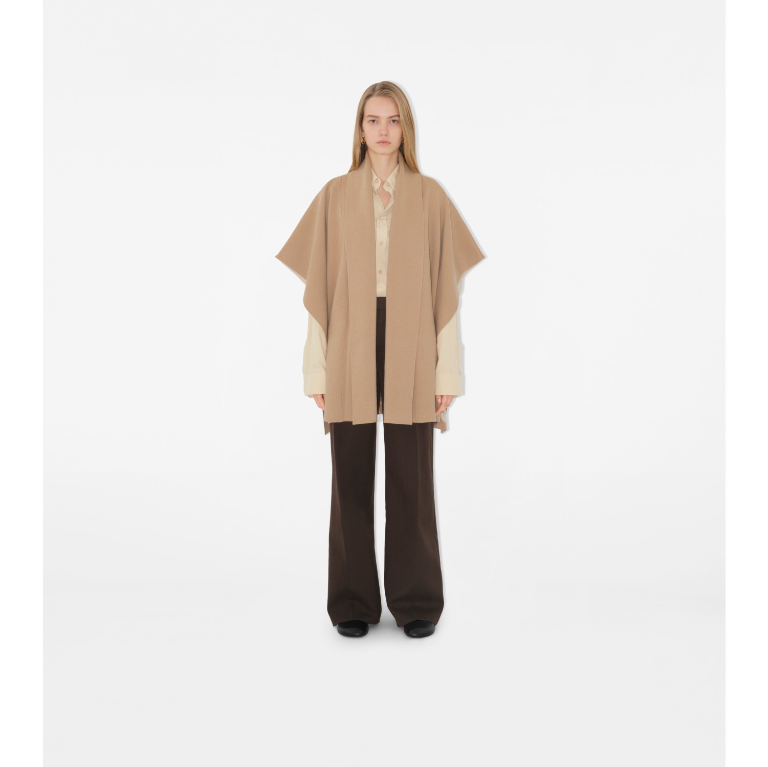 EKD Wool Cashmere Blend Cape