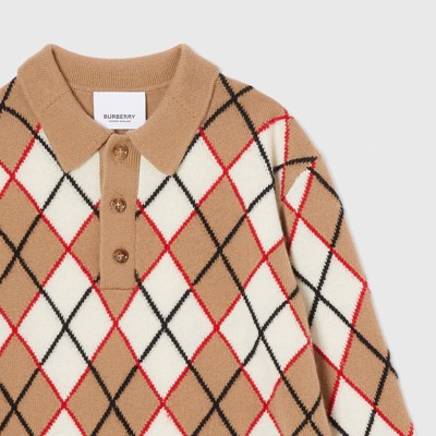 burberry argyle sweater