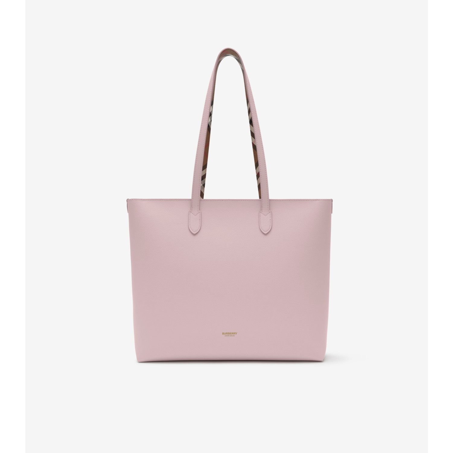 Medium Check-lined Tote