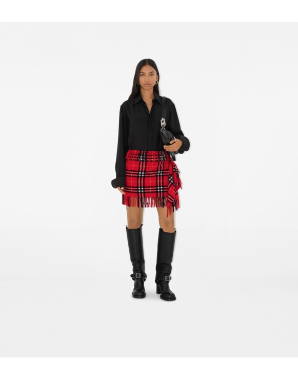 Plaid skirt burberry best sale