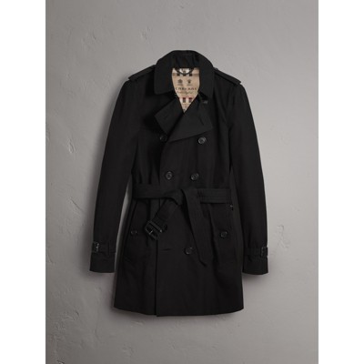 burberry trench coat men black