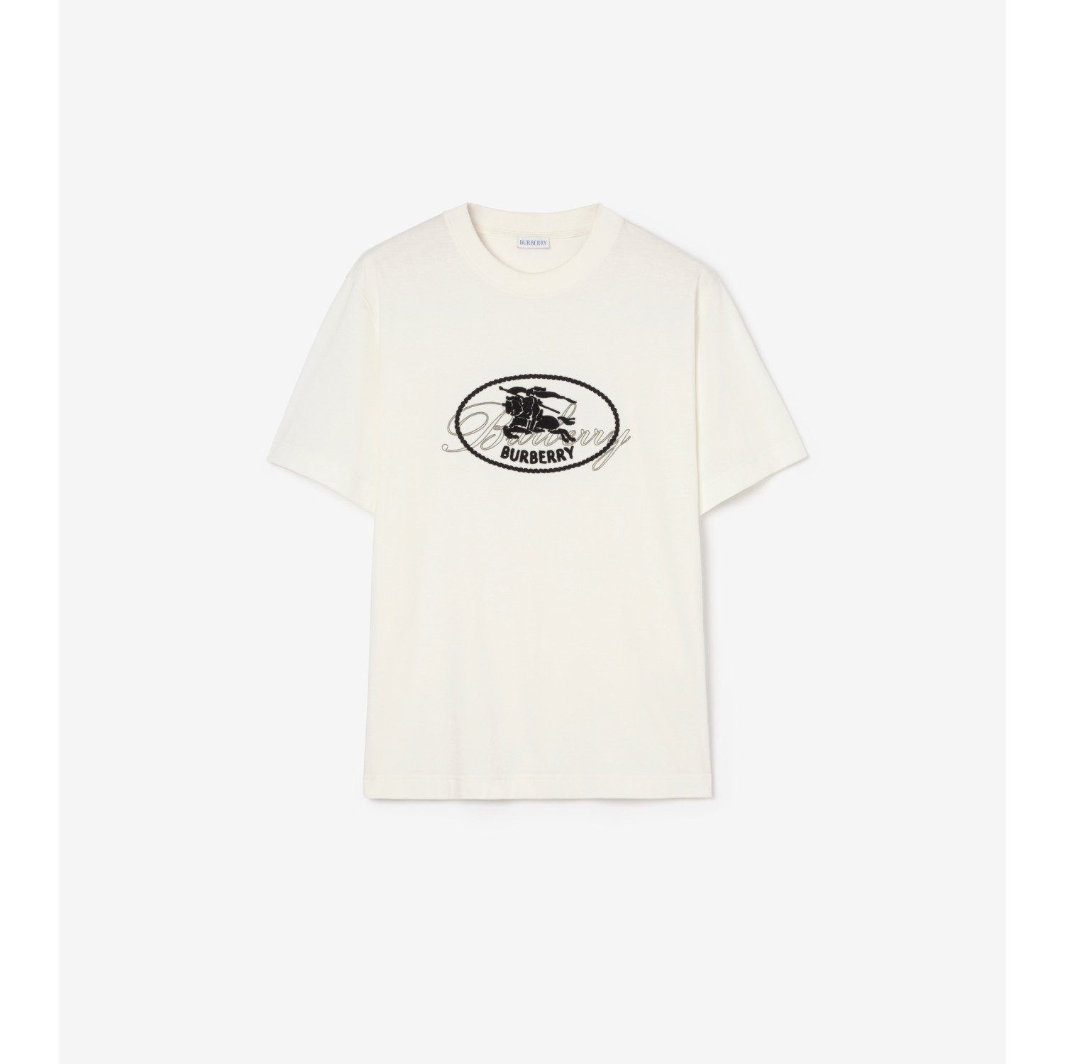 Knight Stamp Cotton T-shirt