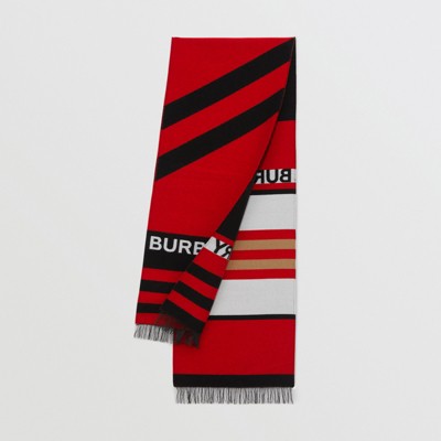 burberry scarf kids red