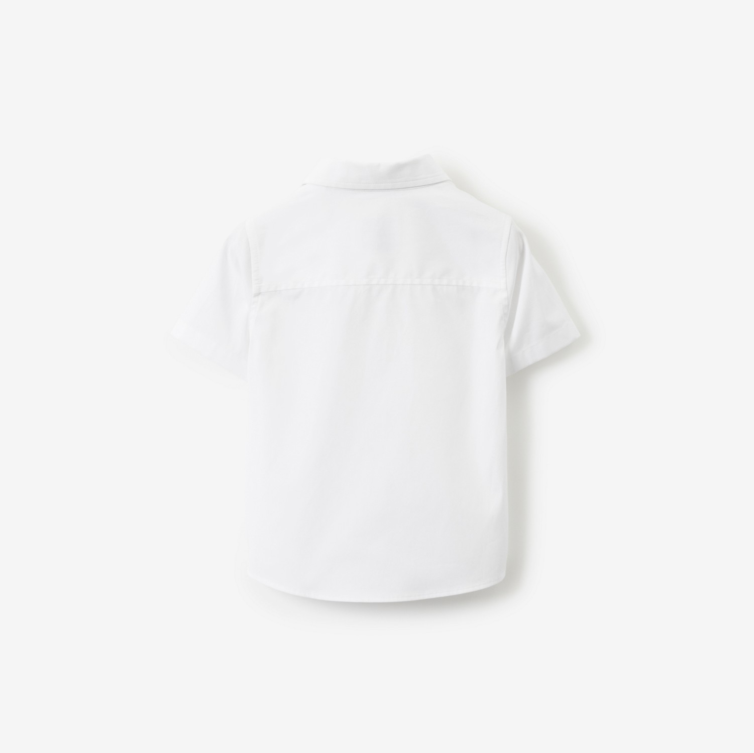 Hemd aus Stretchbaumwolle mit EKD-Motiv (Weiß) - Kinder | Burberry®