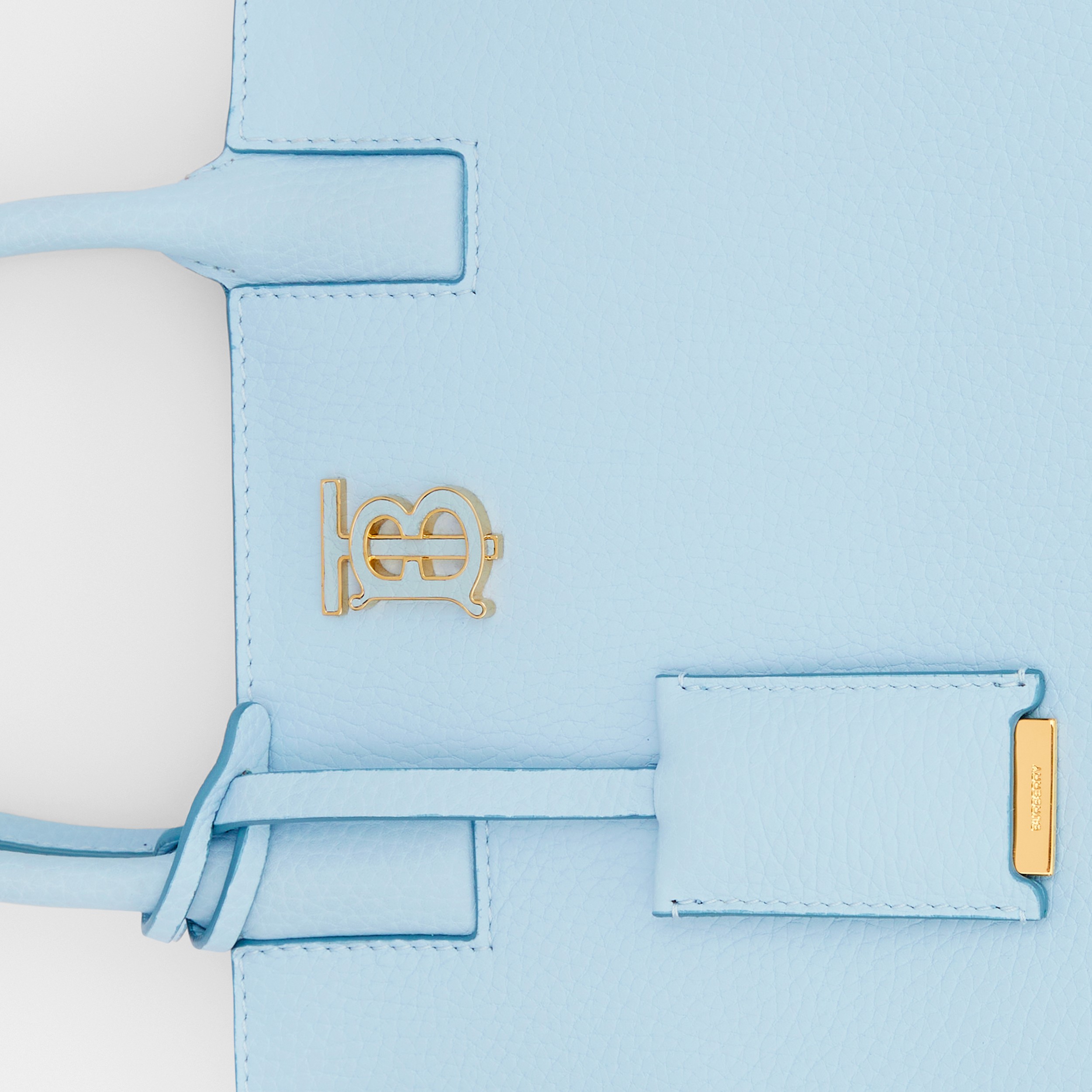 Narbleder-Handtasche „Frances“ im Kleinformat (Hellblau) - Damen | Burberry® - 2