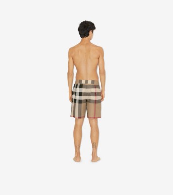 Short de bain burberry on sale homme