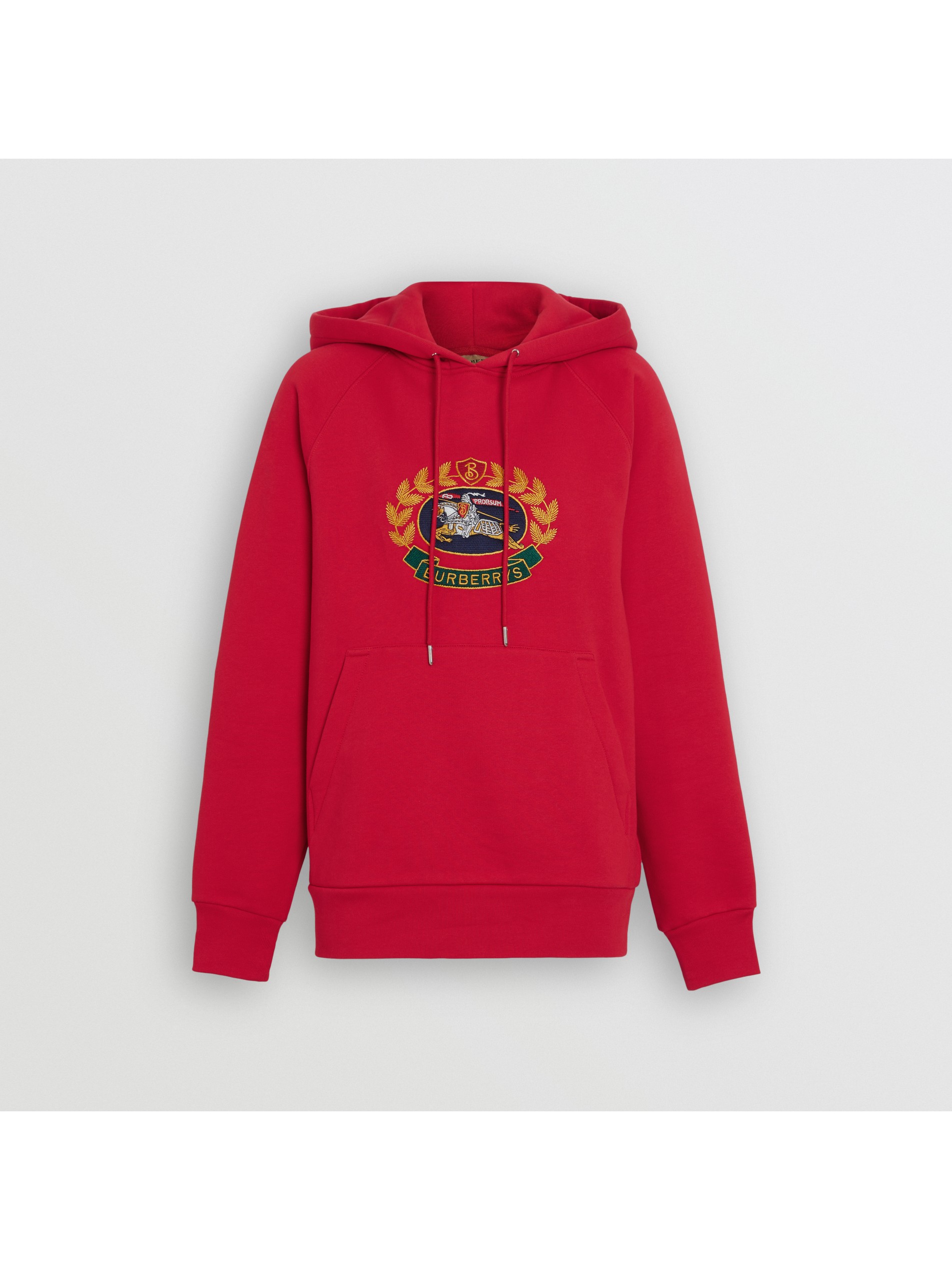 亮红色 典藏绣标宽松连帽衫 产品图片31