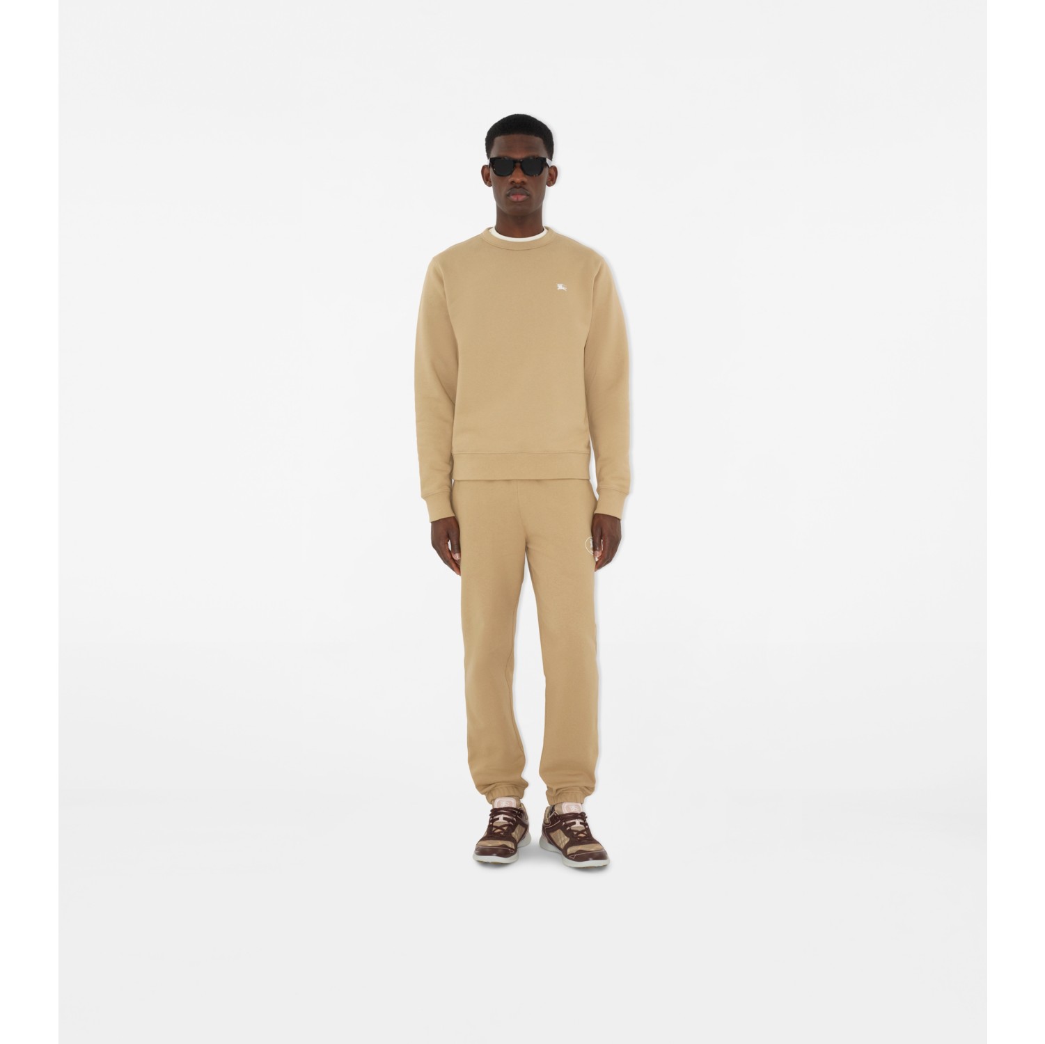 Knight Stamp Cotton Jogging Pants
