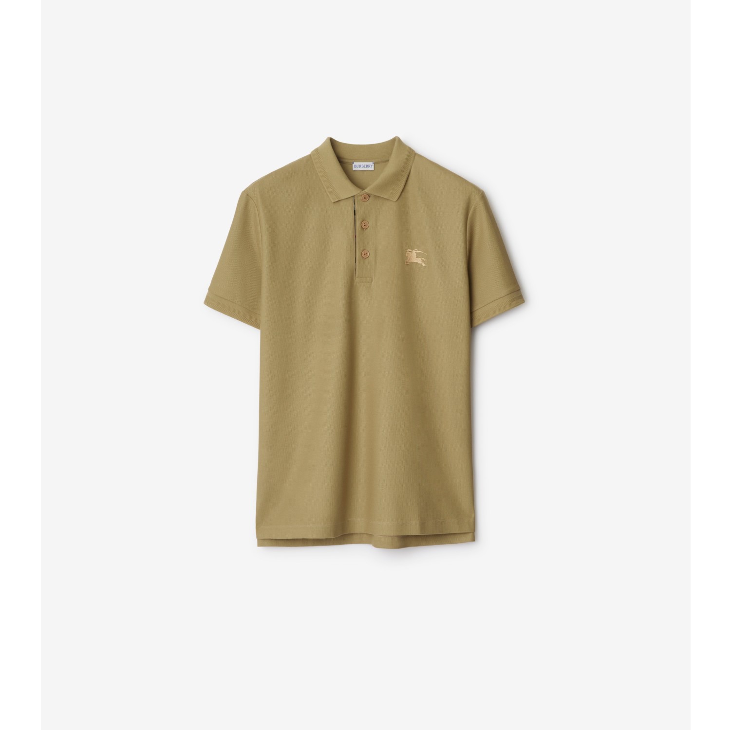 Camisa polo de algodão