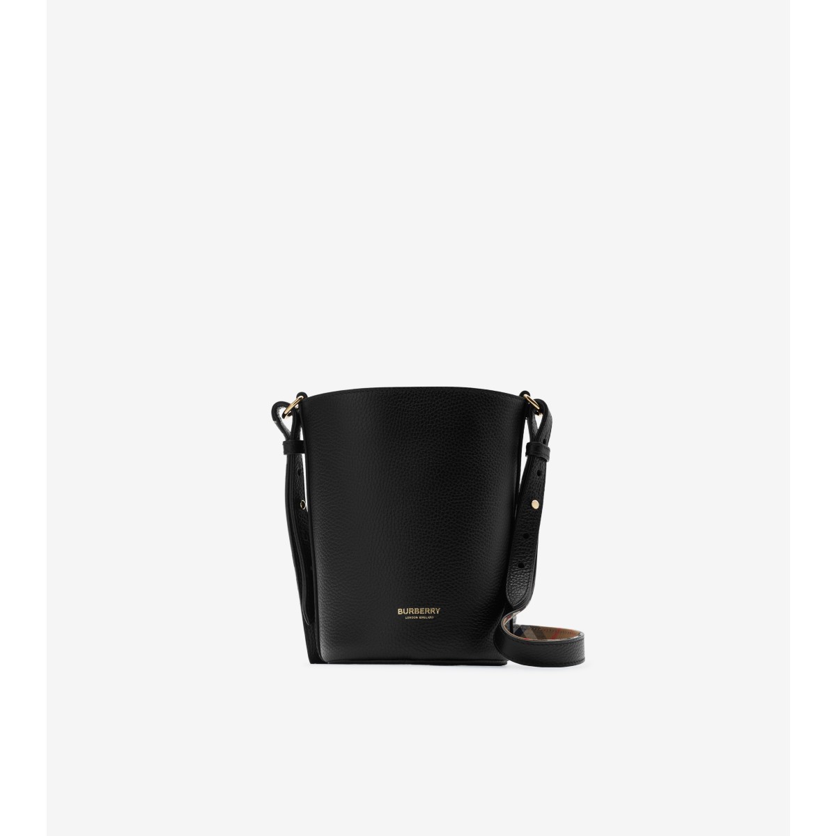 Burberry Small Bucket Bag In Black