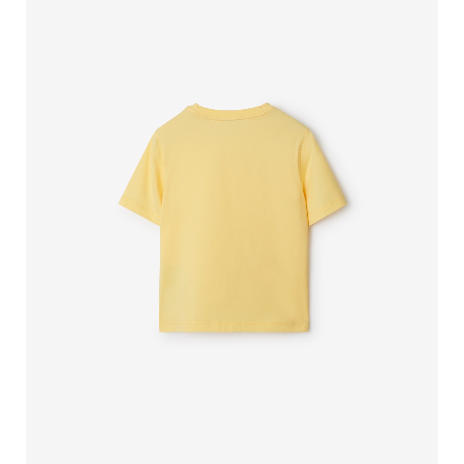 Check Label Cotton T-shirt