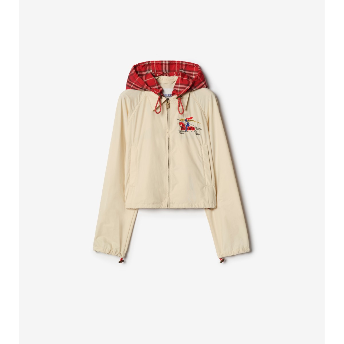  Check Cropped Newcott Hooded Jacket