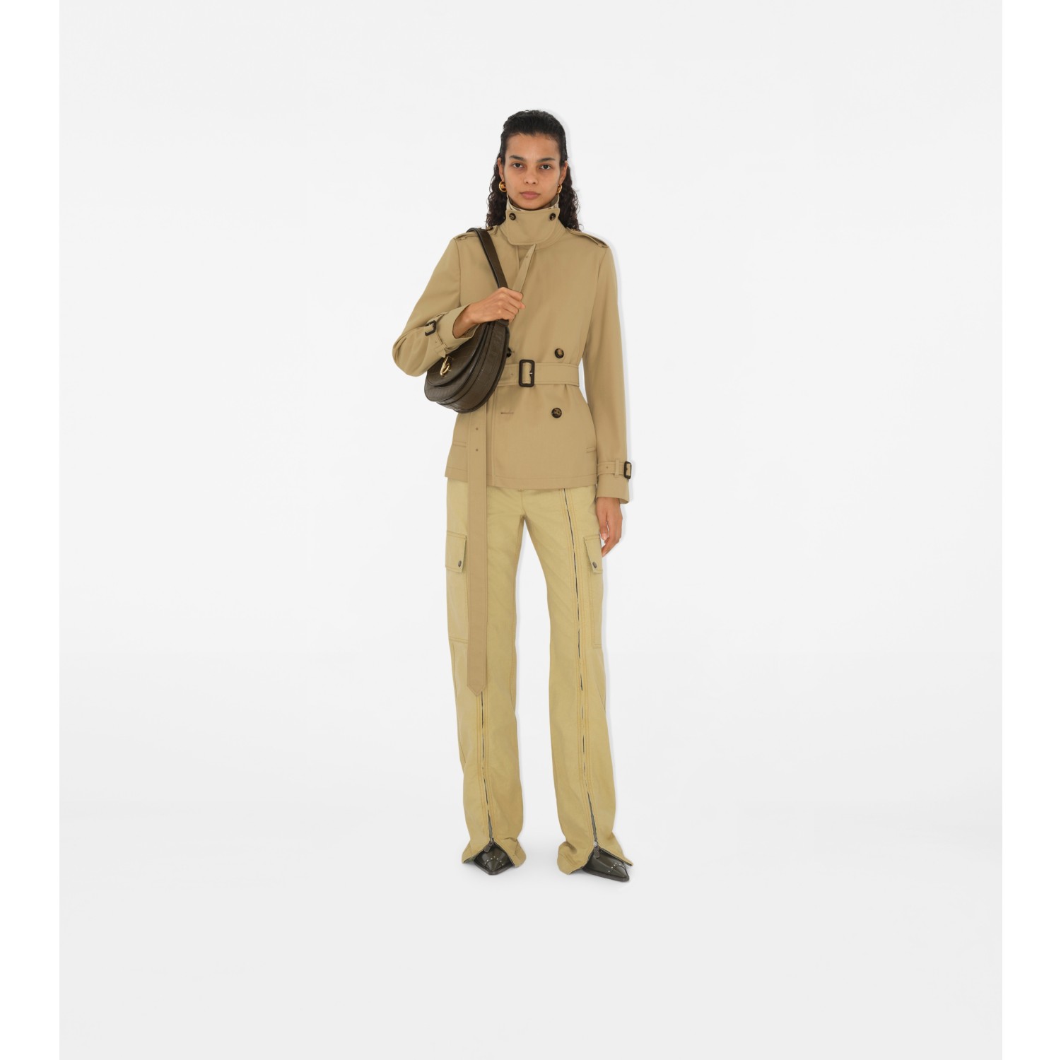 関税込 Burberry ミディアム ロッキングホース トート ミディアム ロッキングホース バッグ (ヘーゼル) - ウィメンズ