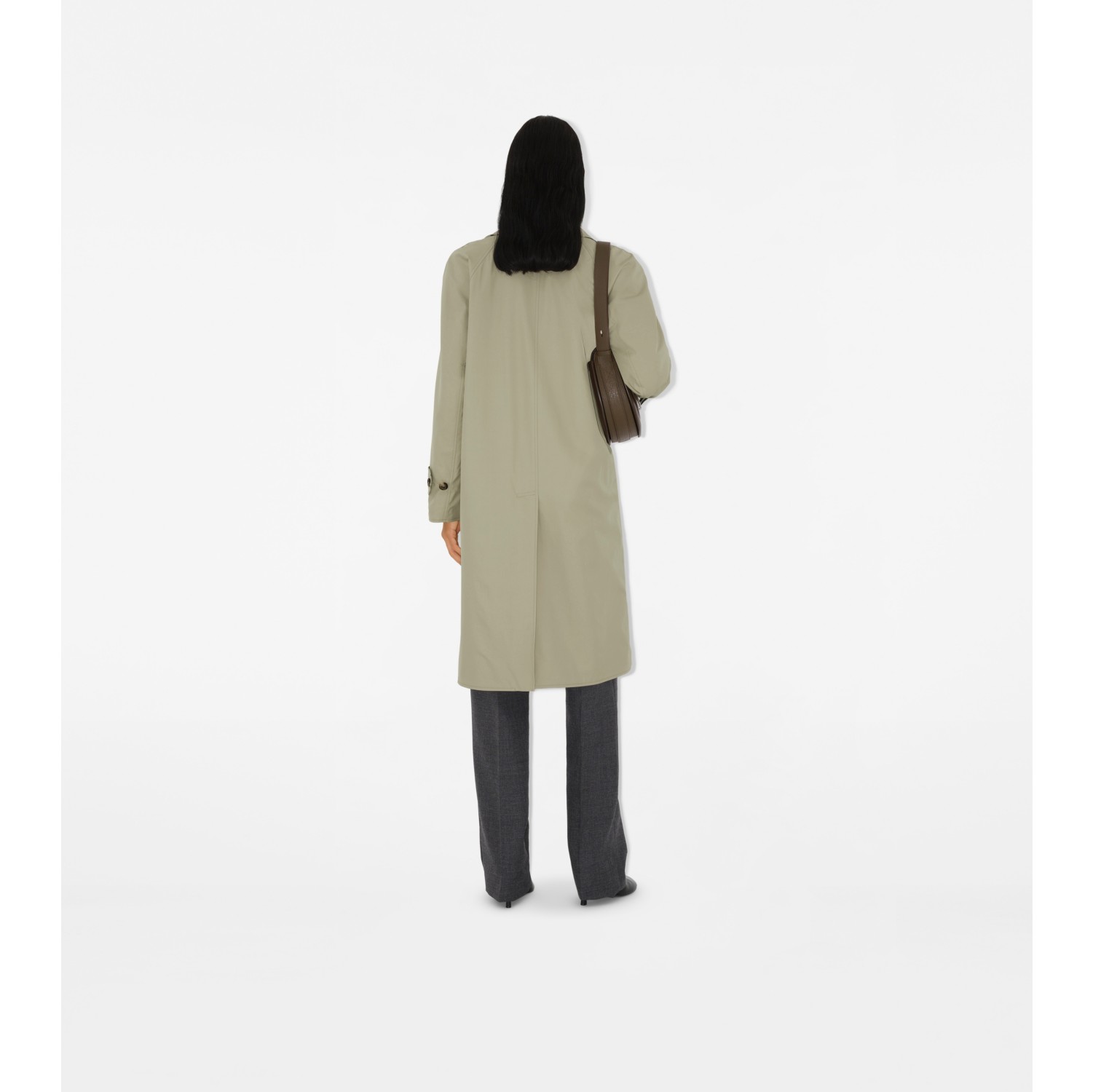 Reversible Long Gabardine Car Coat