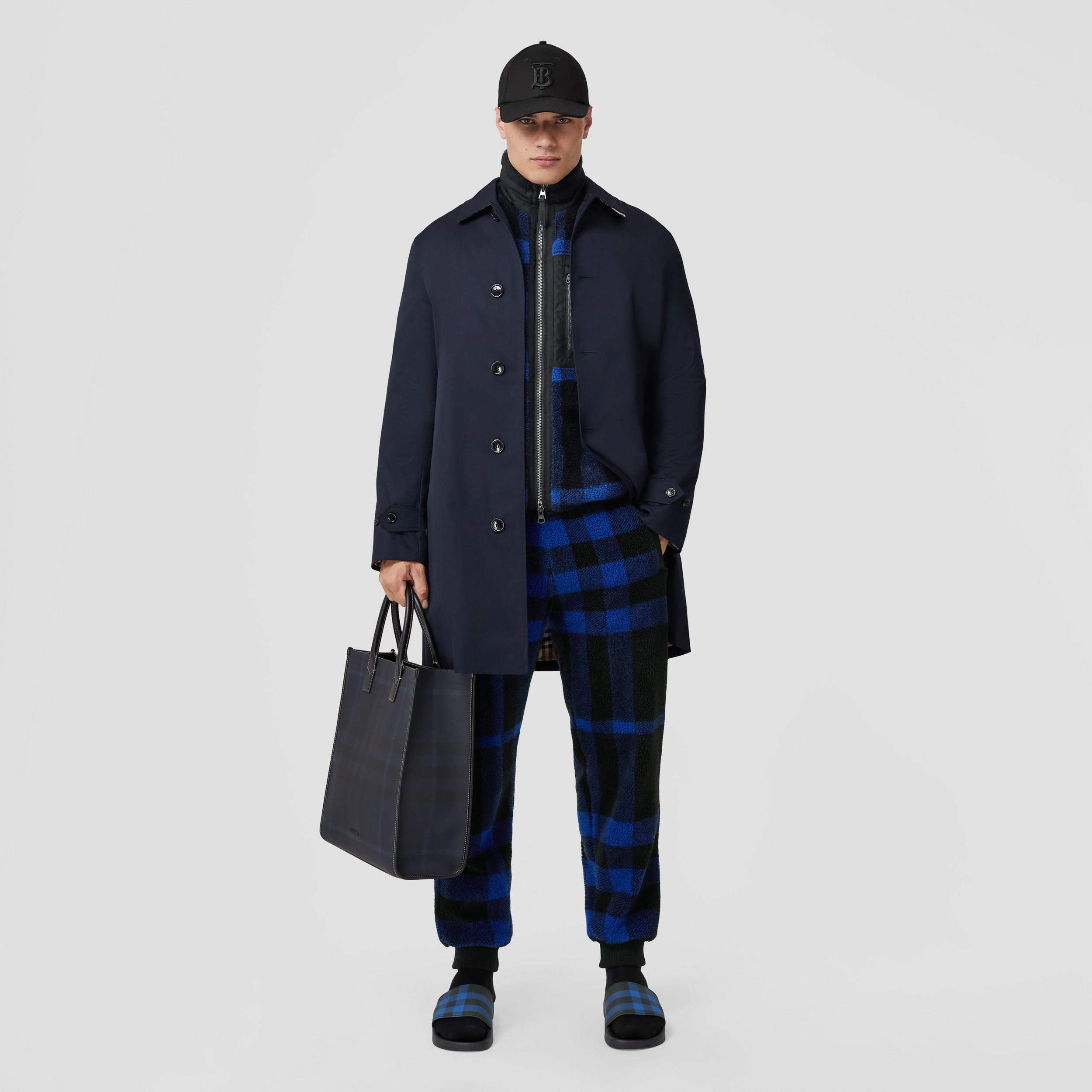 Paddington - Car coat Heritage - Médio (Azul Carvão) - Homens | Burberry® oficial - 1