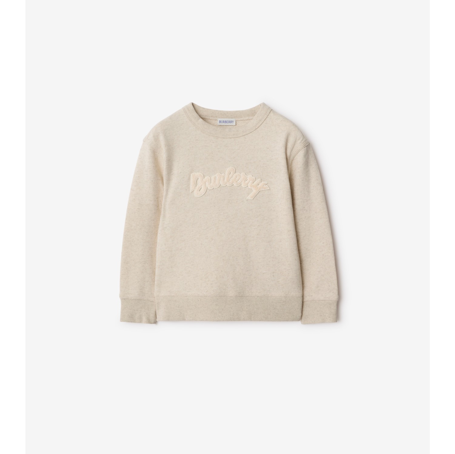 Logo Cotton Linen Sweatshirt