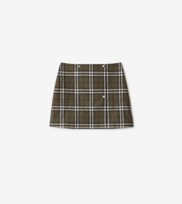 国内発送★Burberry★Argyle ウールスカート 国内発送☆Burberry☆Argyle ウールスカート