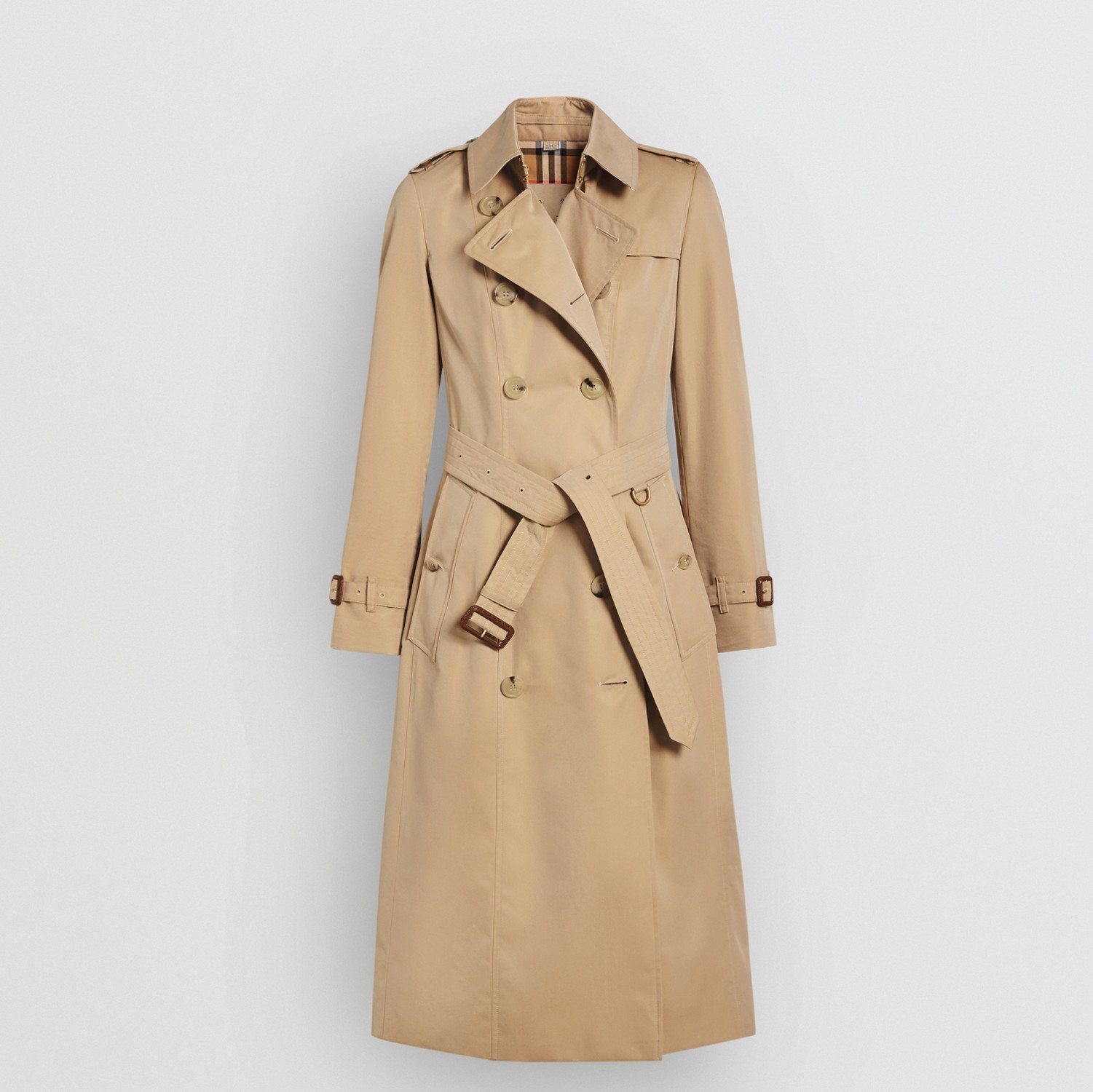 Trench coat Heritage Chelsea largo (Miel) - Mujer | Burberry® oficial
