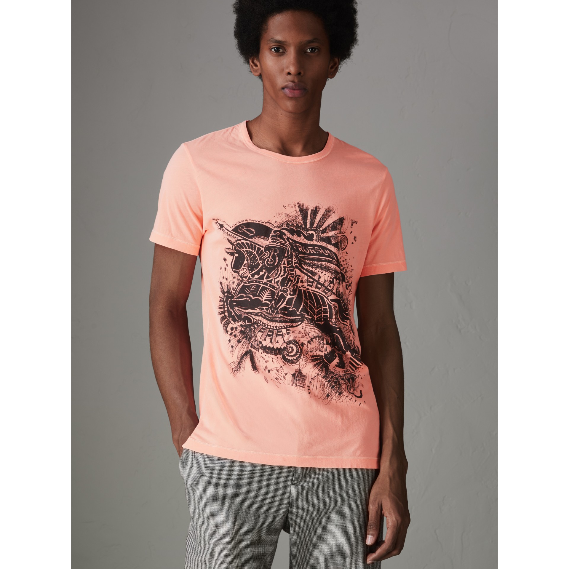 burberry equestrian knight t shirt