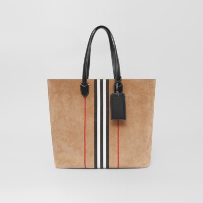 tan suede tote bag