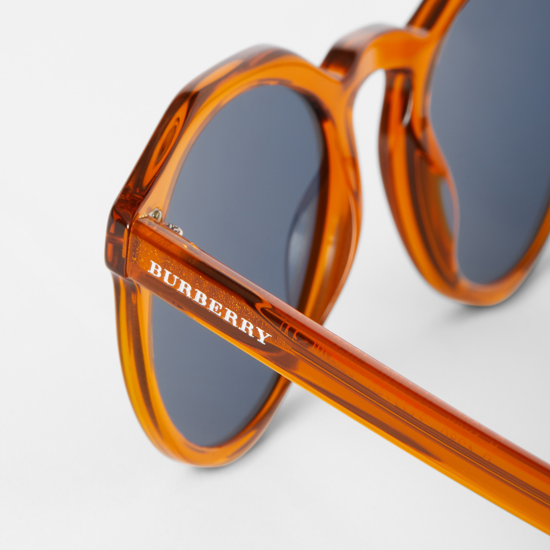 burberry keyhole round frame sunglasses