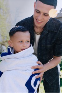 Burberry Father's Day Campaign with Footballer Phil Foden and his children