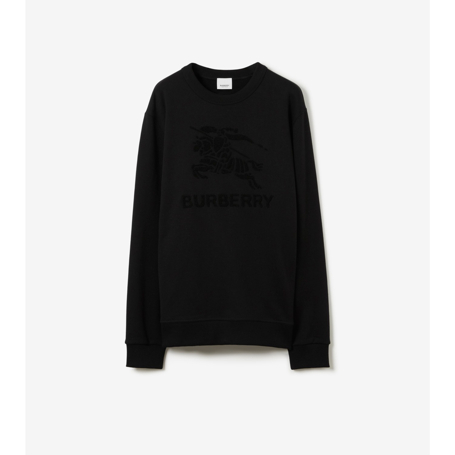 Burberry store towelling sweatshirt