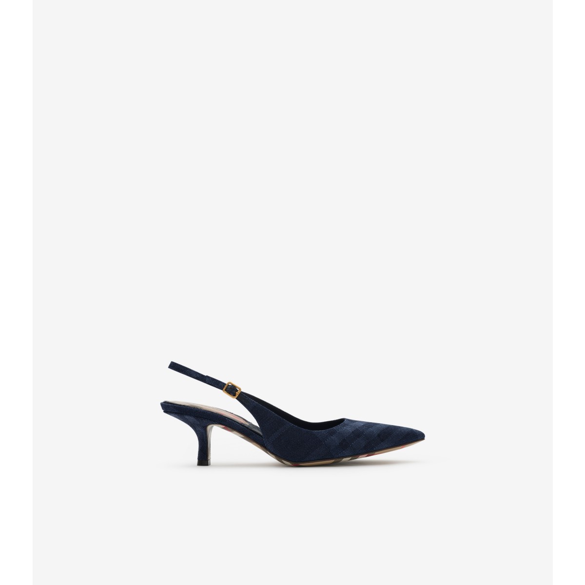  Check Dame Slingback Pumps​