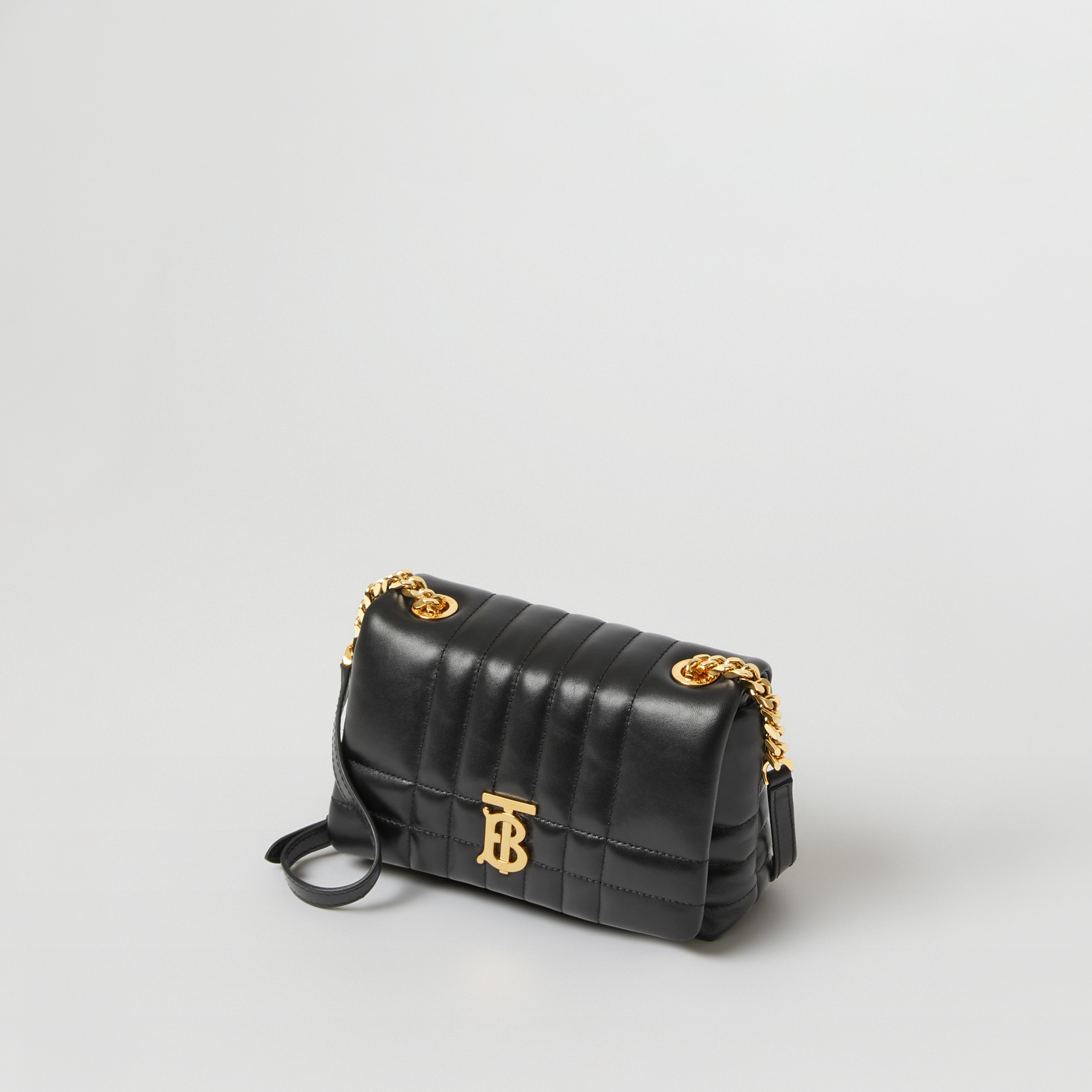 Bolso satchel Lola mini en piel de ovino acolchada (Negro) - Mujer | Burberry® oficial - 4