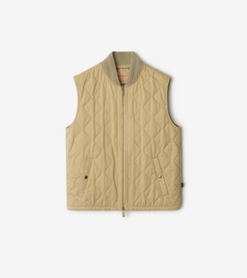 Hériter batten part gilet (beige) Ivory herringbone linen gilet