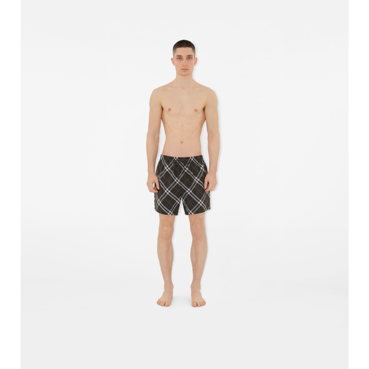 Schwimmshorts in Check