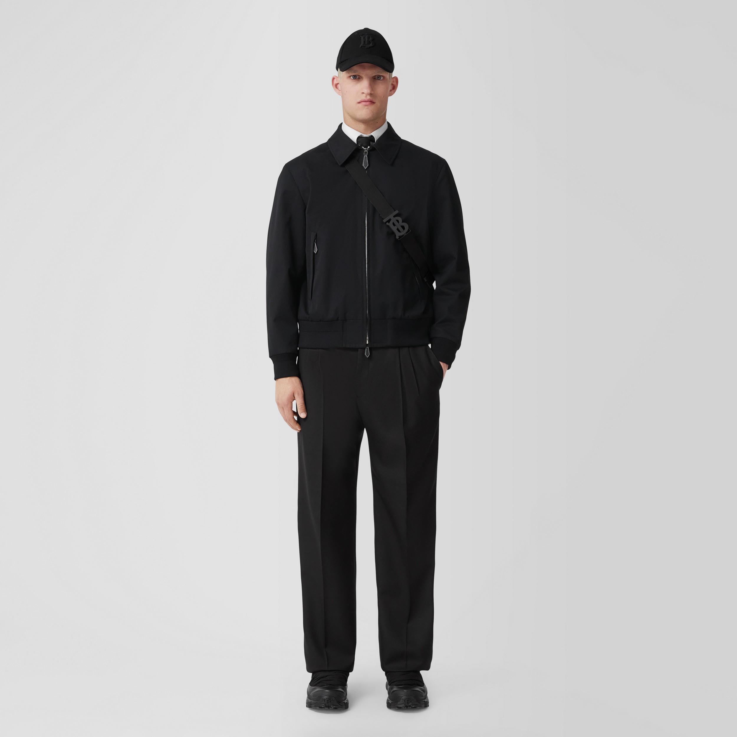 The Soho Heritage Harrington Jacket in Black - Men | Burberry® Official - 1