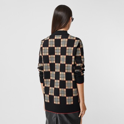 burberry cardigan womens