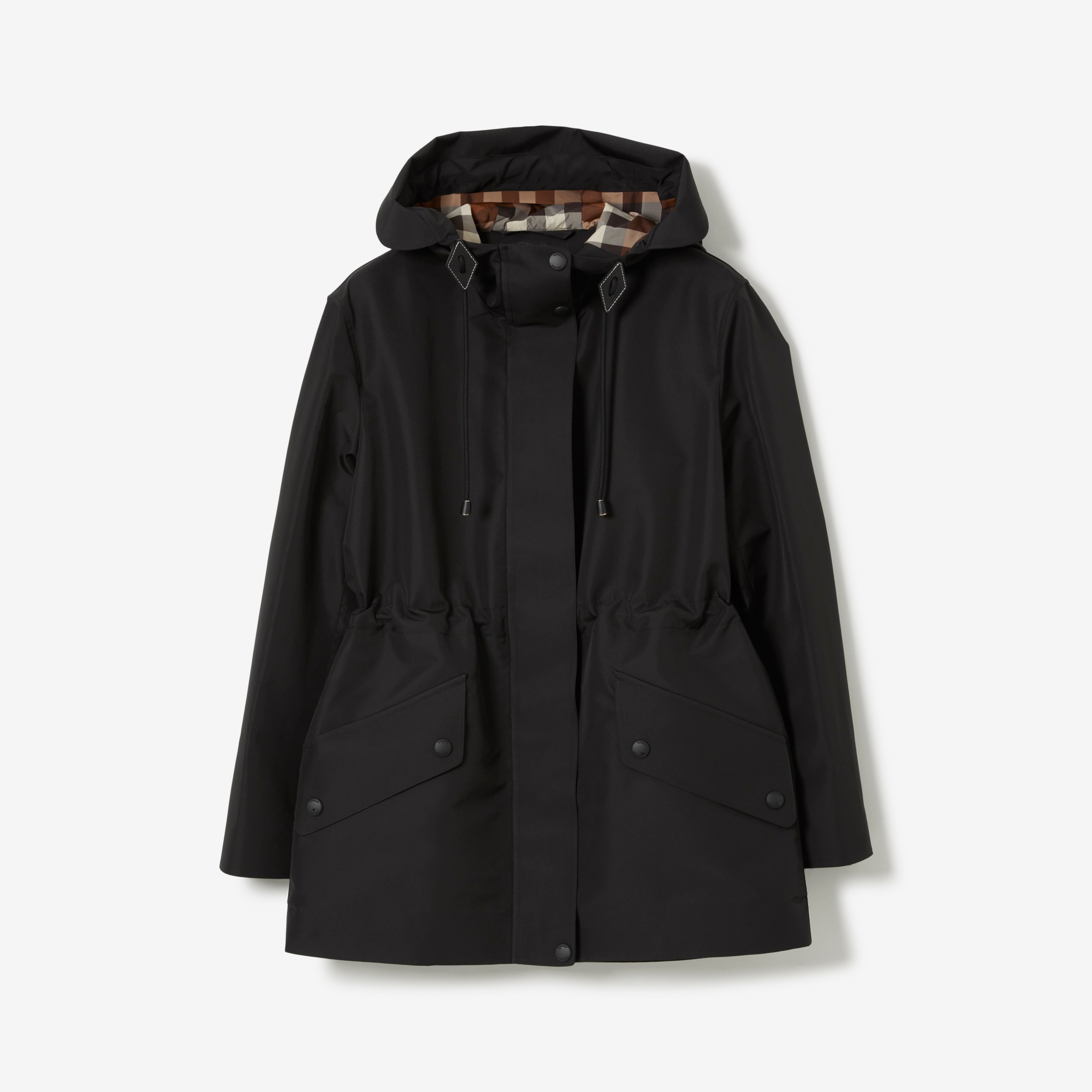 Veste légère à capuche (Noir) - Femme | Site officiel Burberry®