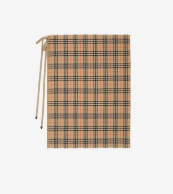 チェック コットンサロン (サンドベージュ) | Burberry®公式サイト