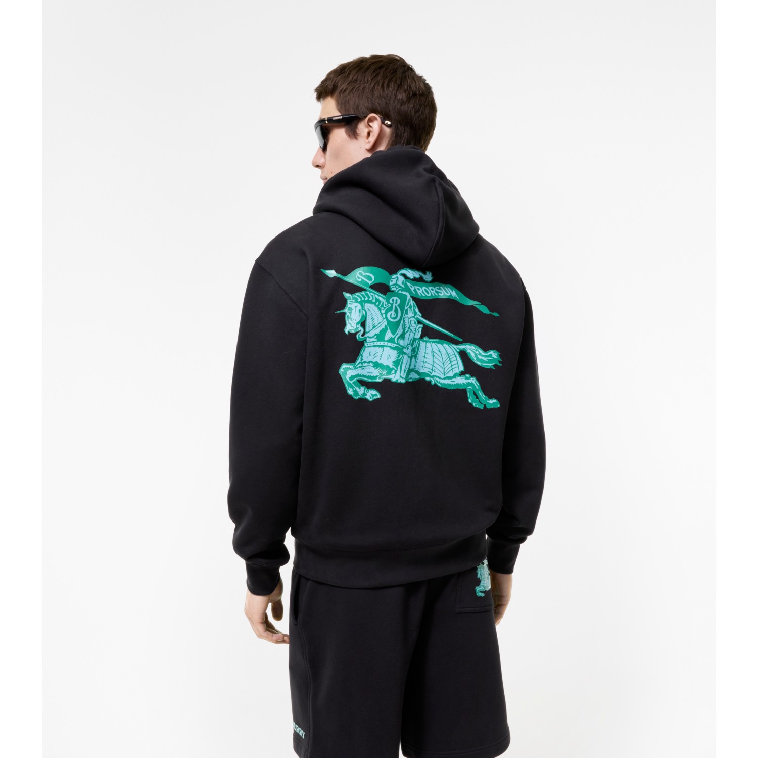 Heritage Logo Cotton Zip Hoodie - thumbnail 2